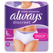 Paquet de culottes Always Discreet - un seul coupon par achat et par personne