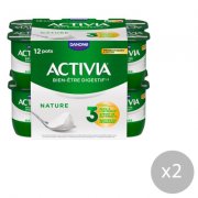 Activia – Activia nature, fruits, aromatisé 12x125g ou 16x125g