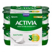 Activia – Activia nature, fruits, saveurs 12x125g ou 16x125g