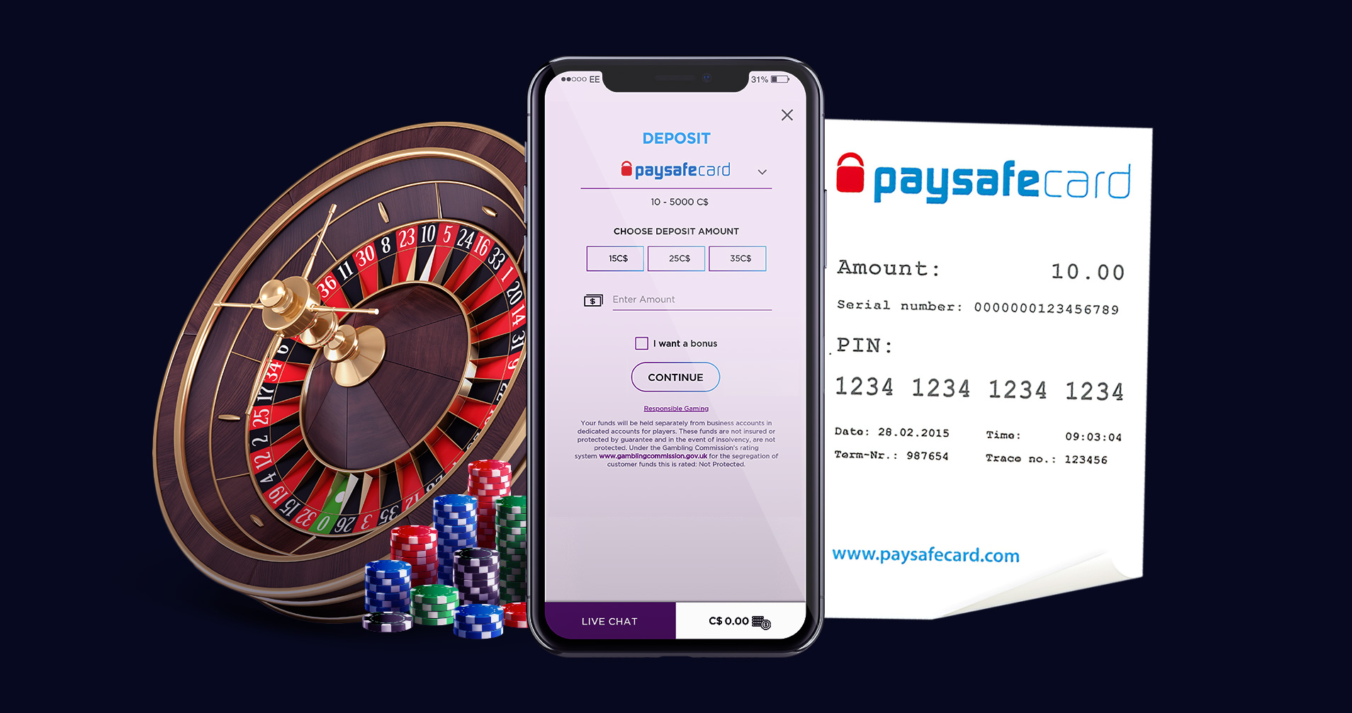 PaySafeCard et casino en ligne